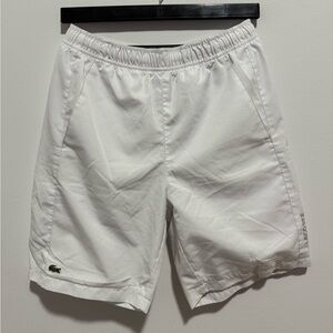 Lacoste Sport White Shorts